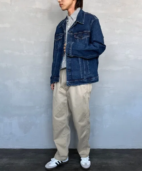 [LEVI'S] Джинсовая куртка "Грузовик" — фото 3