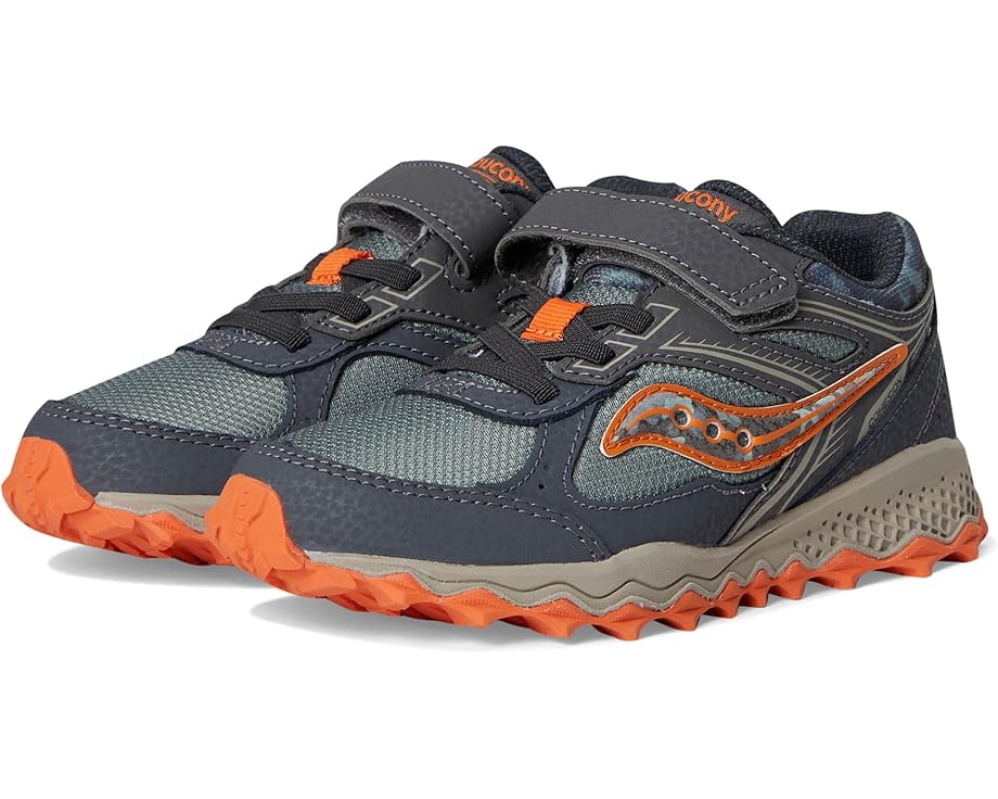 

Кроссовки Saucony Kids Cohesion TR14 A/C Trail Running Shoes, цвет Olive/Camo