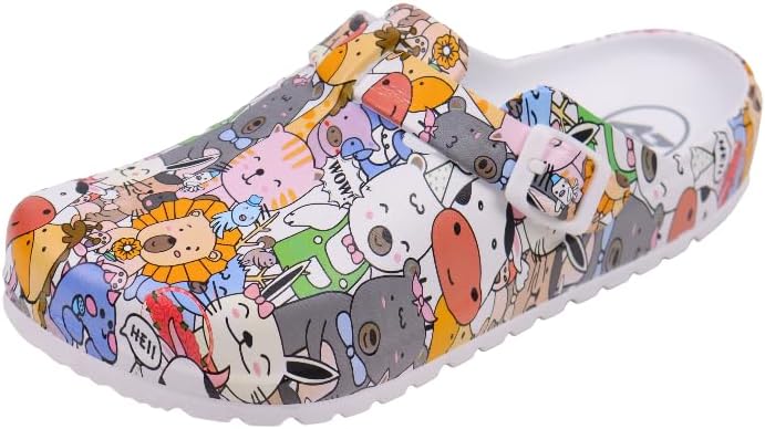 

Сабо FOUPZPAFAM из пены для женщин и мужчин, легкие дышащие сабо для мужчин и женщин, водонепроницаемые противоскользящие туфли для сада, пляжа, путешествий и повседневной носки Fourzpafam, Hippo