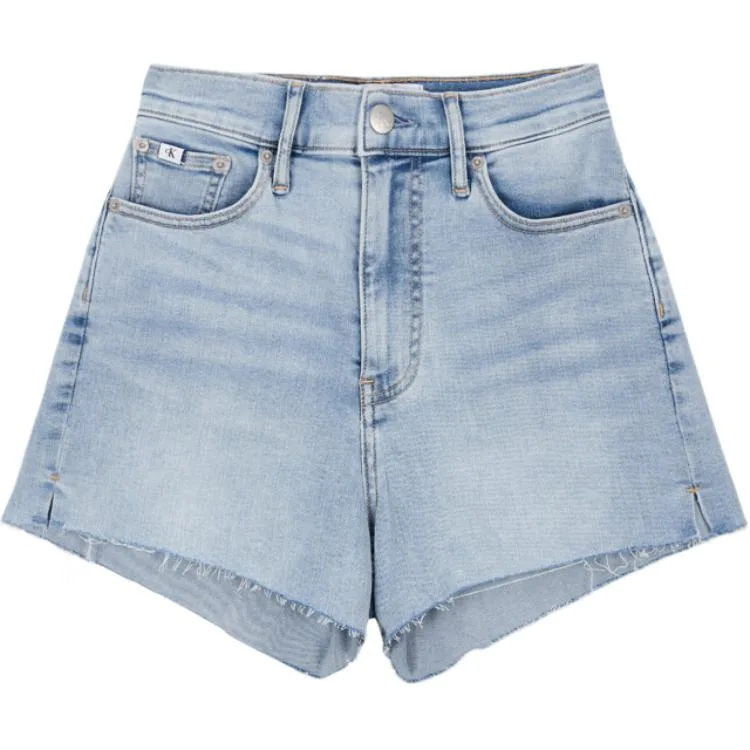 Calvin Klein Джинсовые шорты женские синие