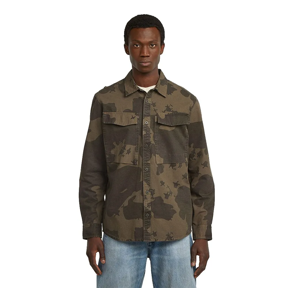 

Рубашка с длинным рукавом G-Star D26942-E277 стандартного кроя, коричневый