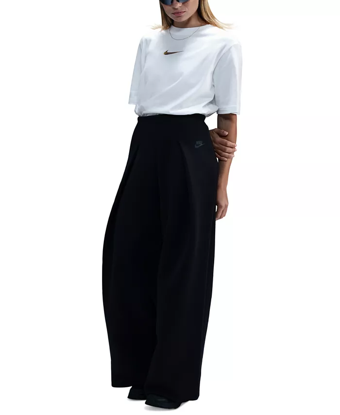 

Женская футболка Sportswear свободного кроя с хлопковым логотипом Nike, белый