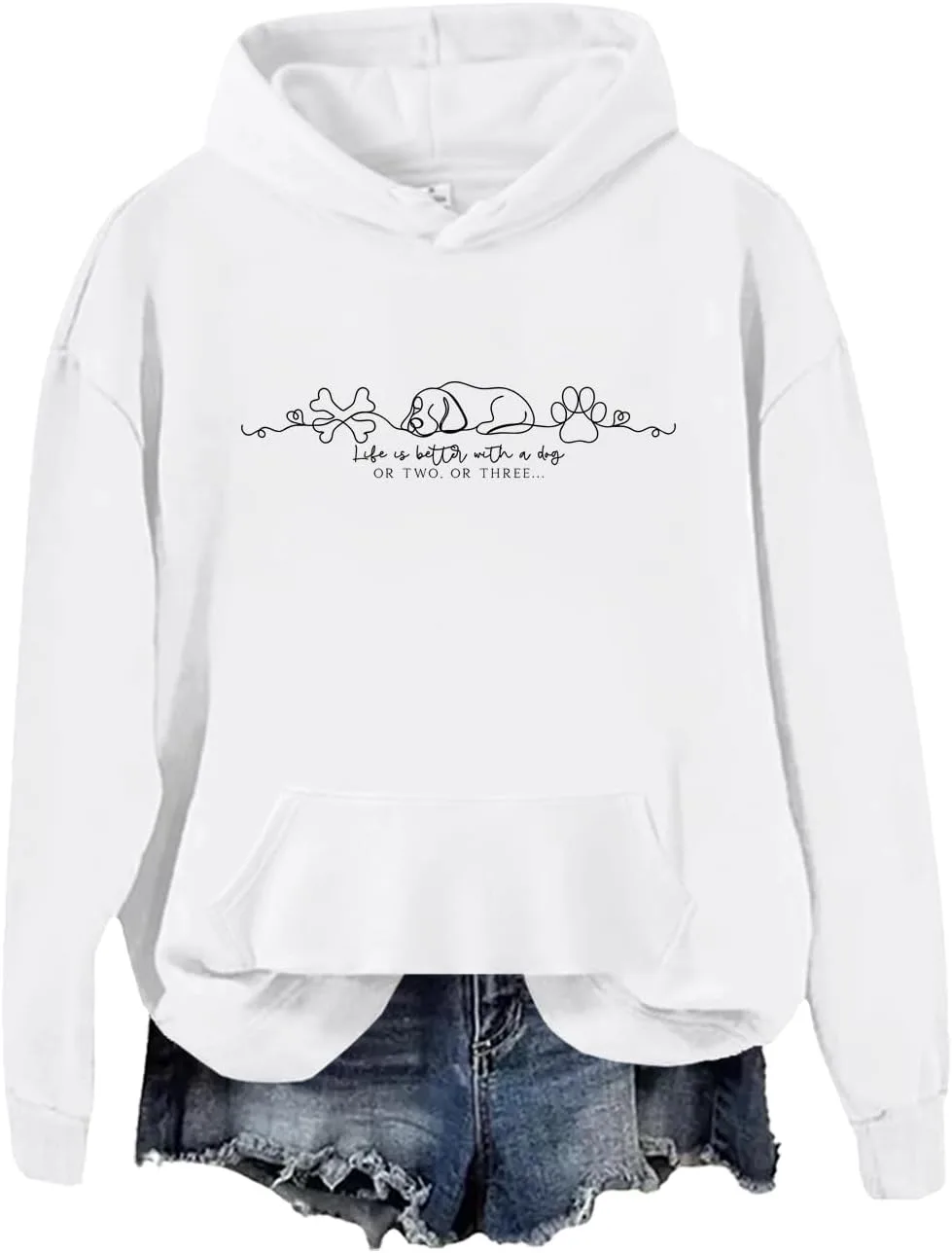 

Толстовка Life Is Better With A Dog JWVEL