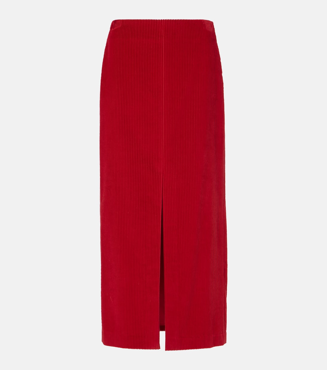 

Юбка миди из хлопка Brunello Cucinelli, Rosso Lacca