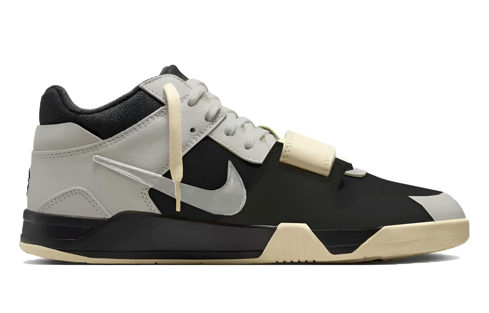 Jordan Travis Scott x Jumpman Jack устойчивые к истиранию кроссовки Mid top Vintage Basketball Shoes Unisex Gray — фото 3