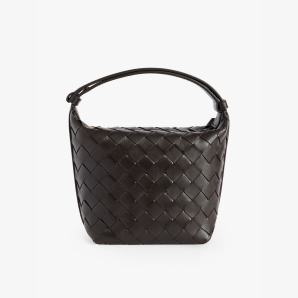 

Кожаная сумка через плечо Candy Wallace Bottega Veneta, золотой