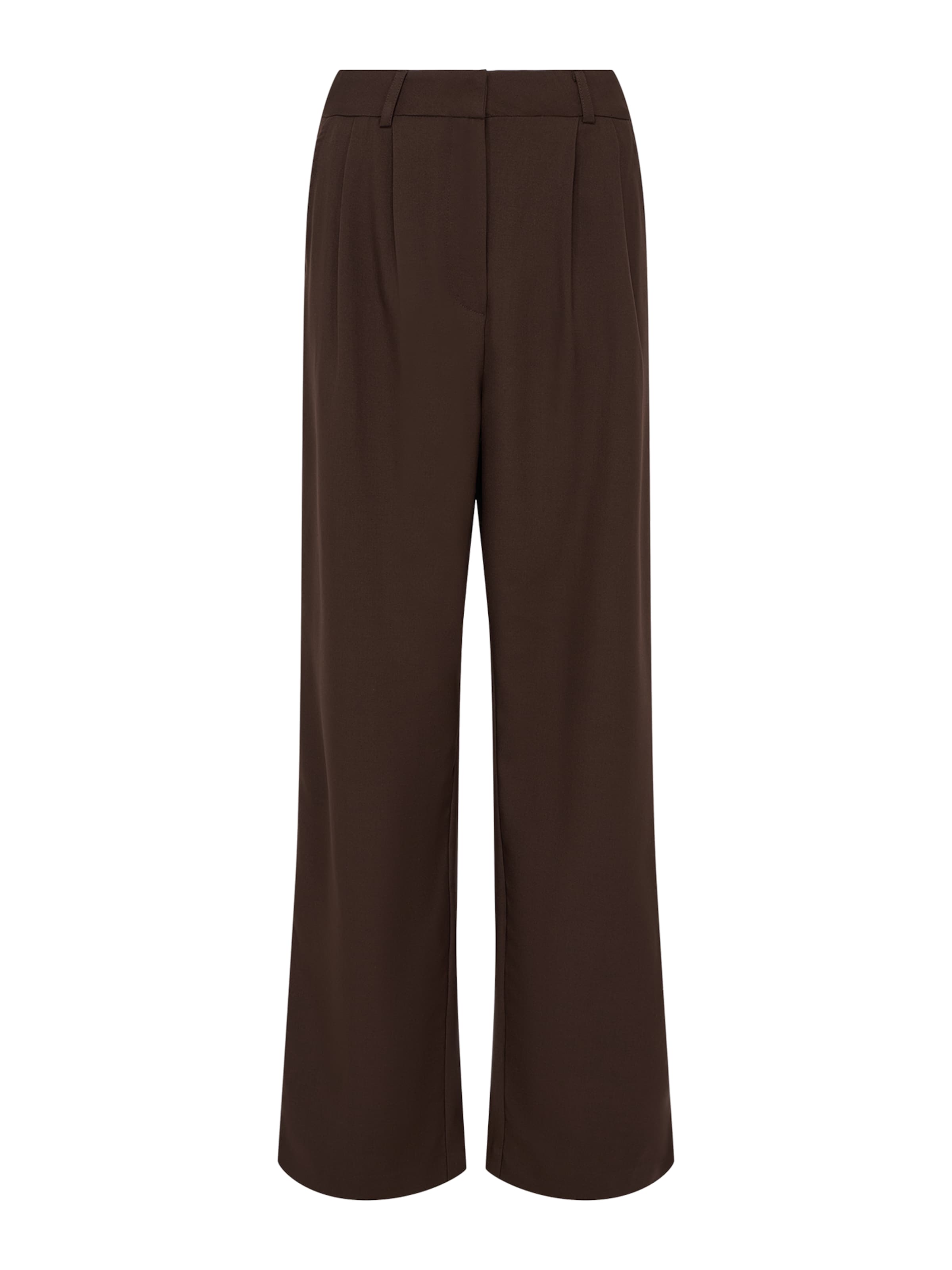 

LeGer by Lena Gercke Широкие брюки 'Jerika' с плиссировкой спереди в темно-коричневом цвете