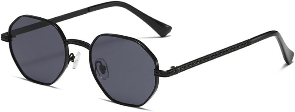 

Многоугольные шестиугольные градиентные солнцезащитные очки в стиле заката. Металлические модные солнцезащитные очки. Солнцезащитные очки в стиле ретро для мужчин и женщин MTZJH, C1