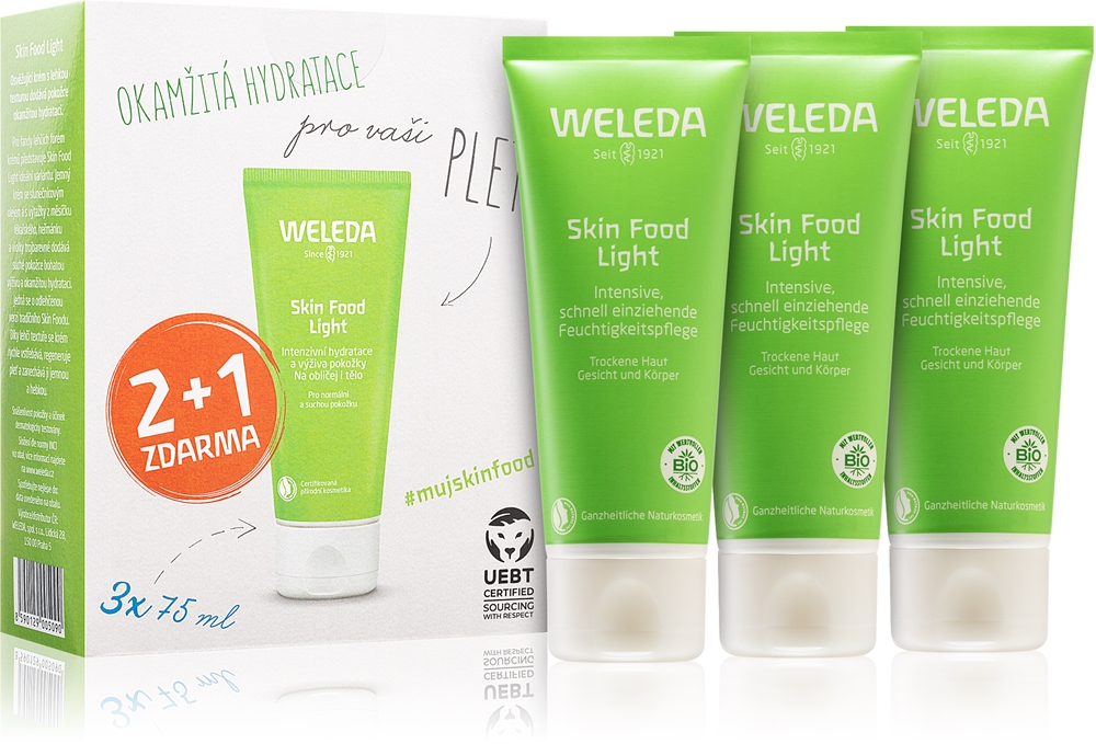 

Подарочный набор Skin Food интенсивно увлажняющий Weleda, 3 шт