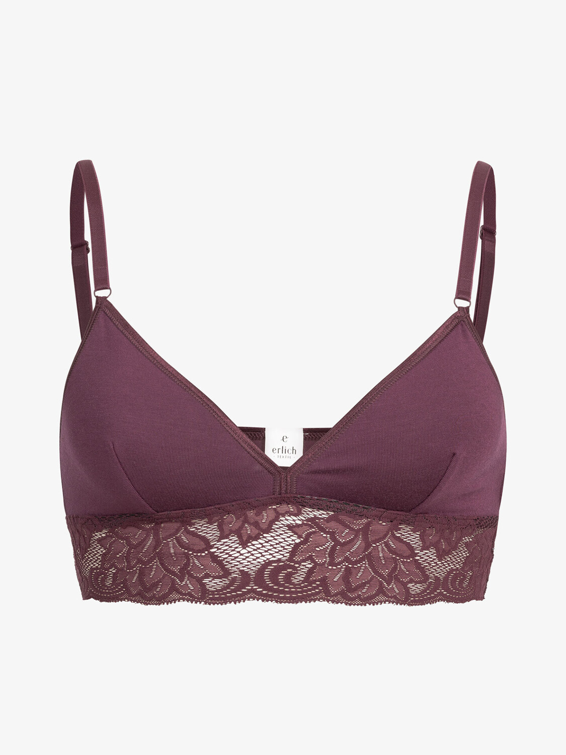 

Бюстье Erlich Textil Bralette AMELIE, цвет pflaume