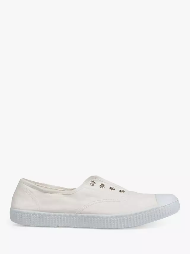 Кроссовки Trotters Adult Hampton Plum Canvas Shoes, белый