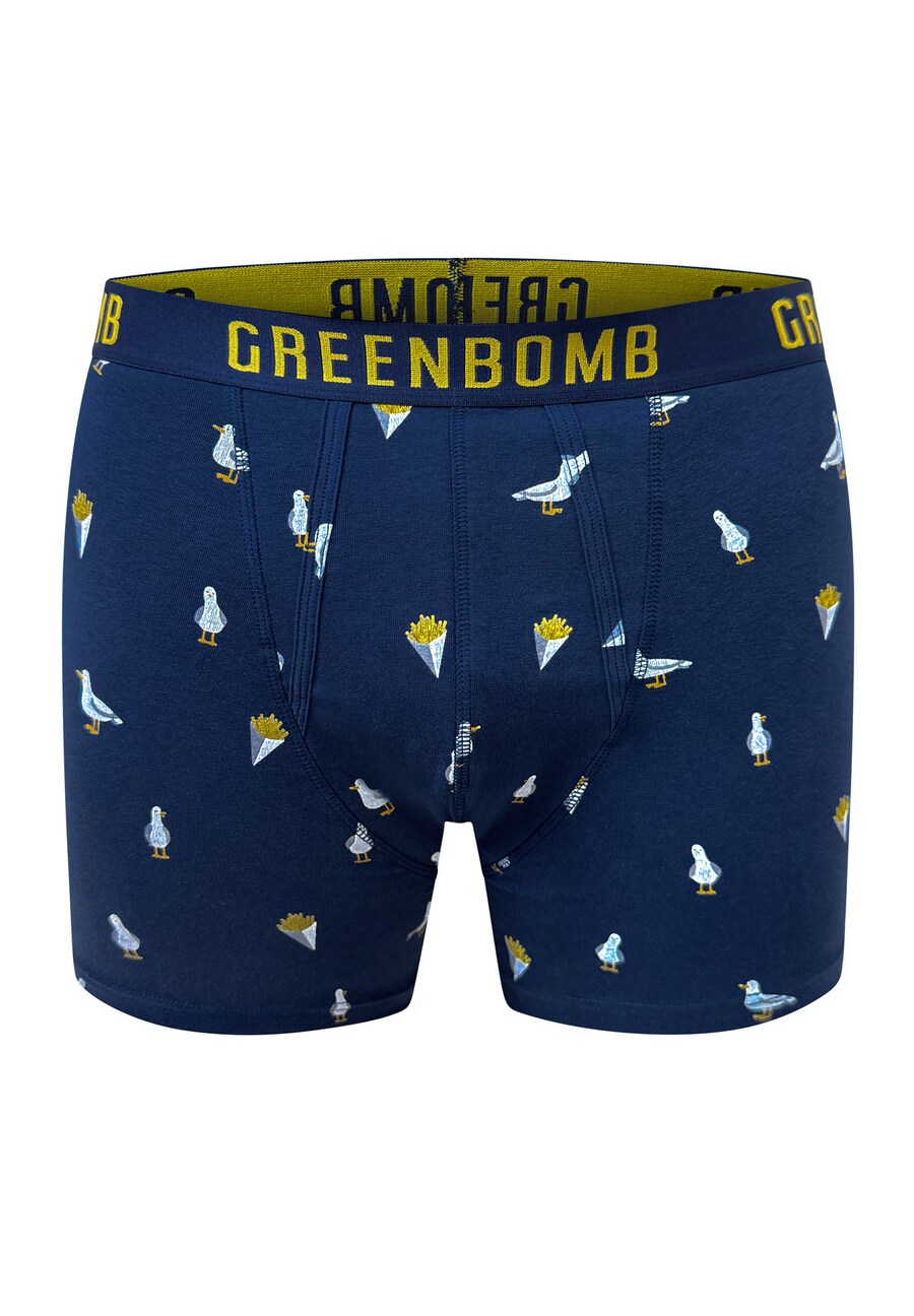 

Боксеры GREENBOMB Animal Seagull Fries, темно-синий