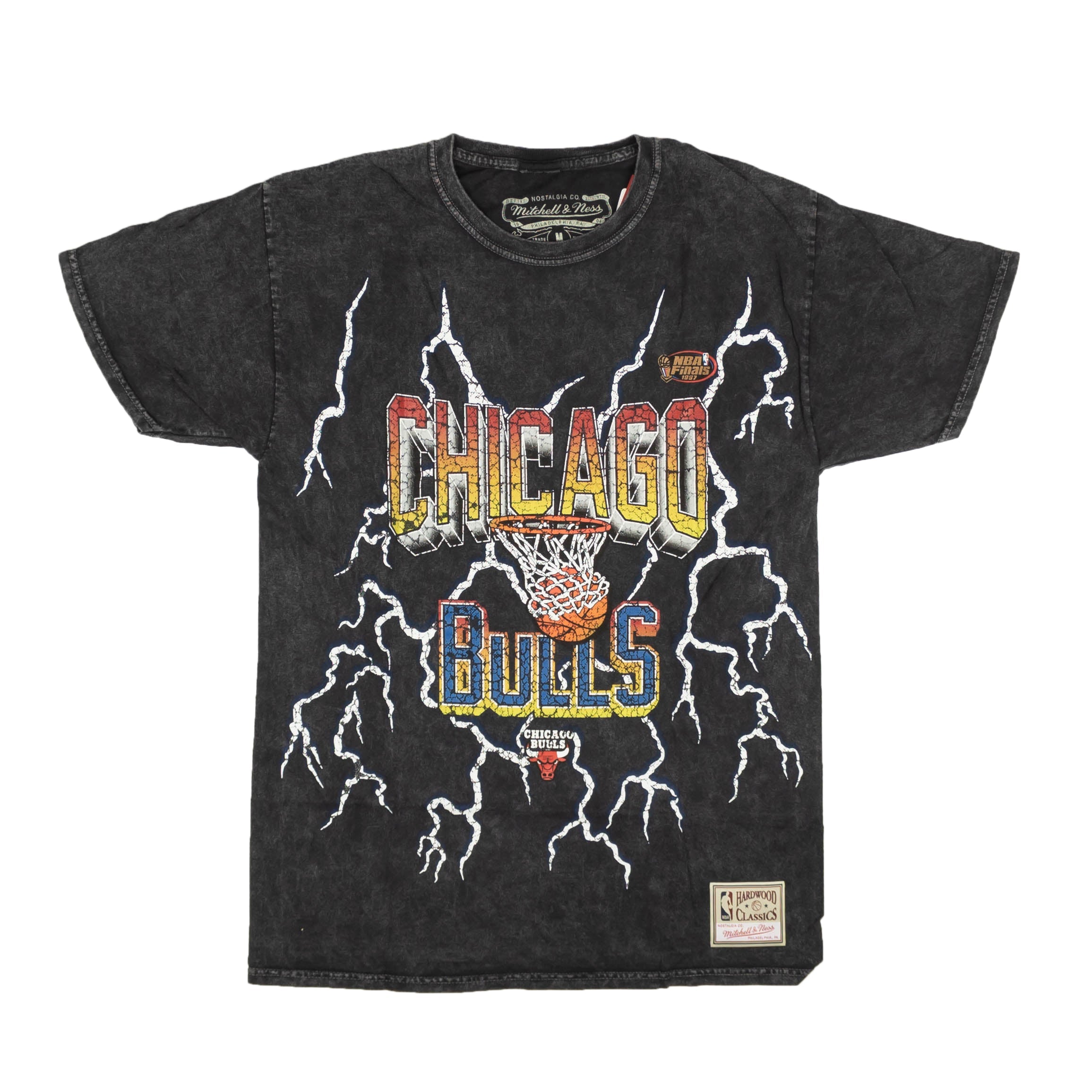 

Футболка Mitchell & Ness Nba Vintage Lightning Warriors - черная