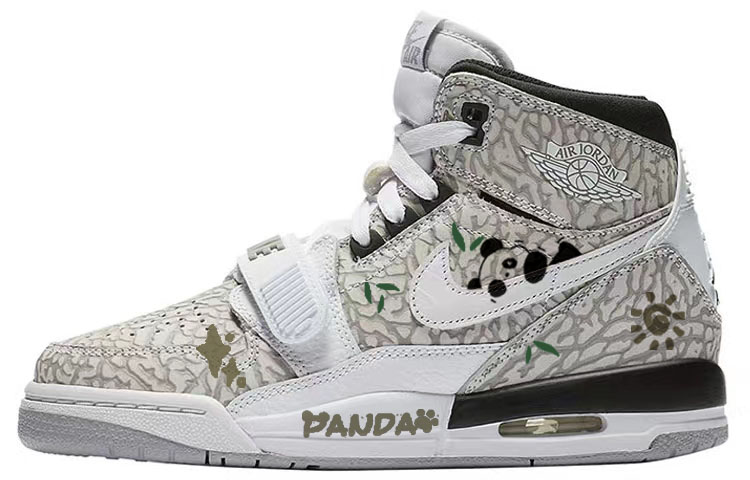 

Кроссовки Jordan Legacy 312 Vintage Basketball Shoes Women's High-top Grey/white, светло-серый