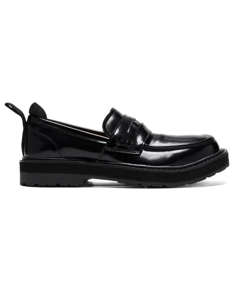 Унисекс кожаные лоферы ONITSUKA TIGER TIGER LOAFER чёрные — фото 2