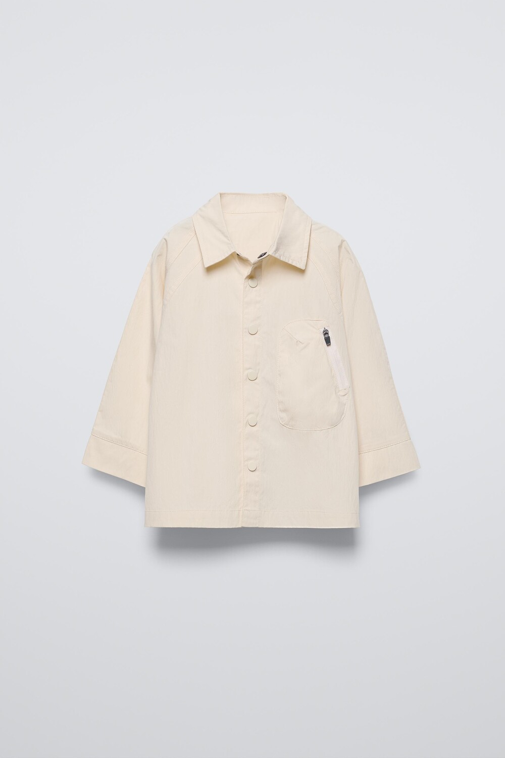 

Техническая рубашка ZARA, экрю