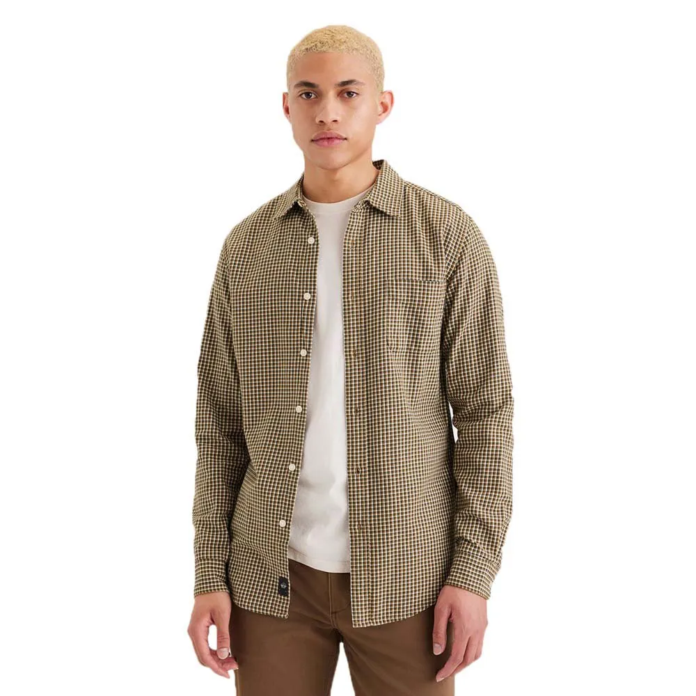 

Рубашка Dockers Original Slim, коричневый