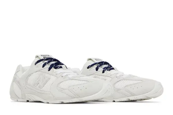 Кроссовки 530 x miu miu замшевая сетка New Balance, белый — фото 4