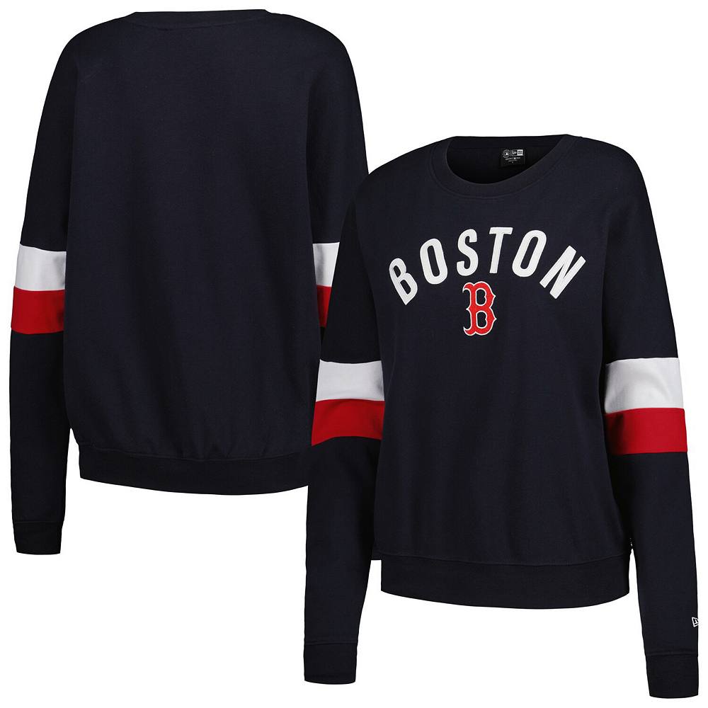 

Женский пуловер New Era Navy Boston Red Sox Game Day Crew, цвет Rsx Navy