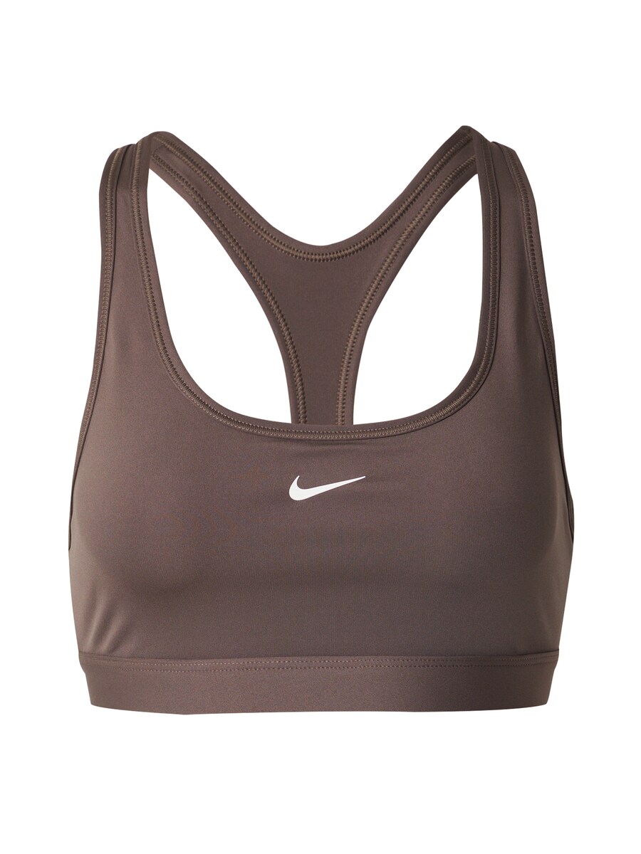 

Спортивный бюстгальтер без косточек NIKE Swoosh, цвет Muddy colored