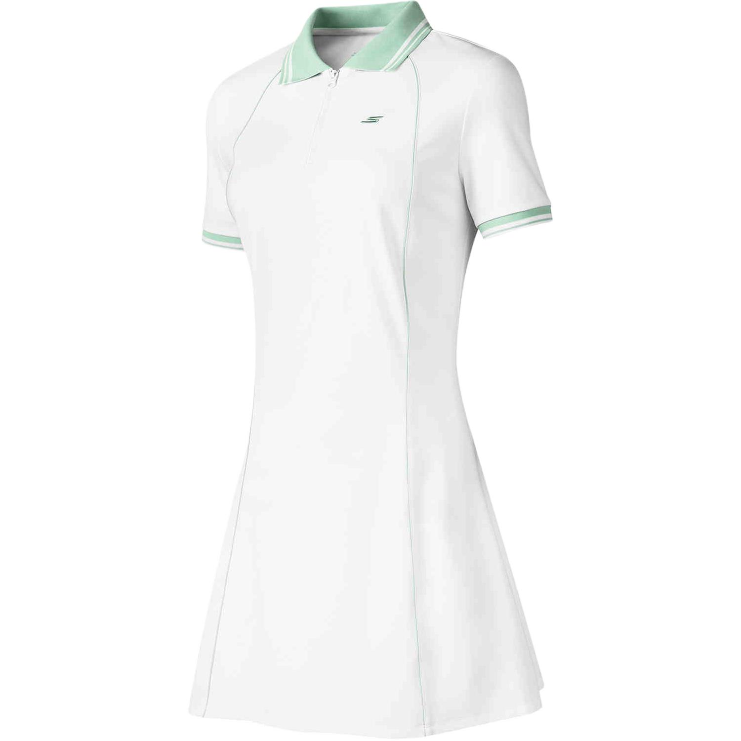 

Skechers Женское платье с коротким рукавом ярко-белое