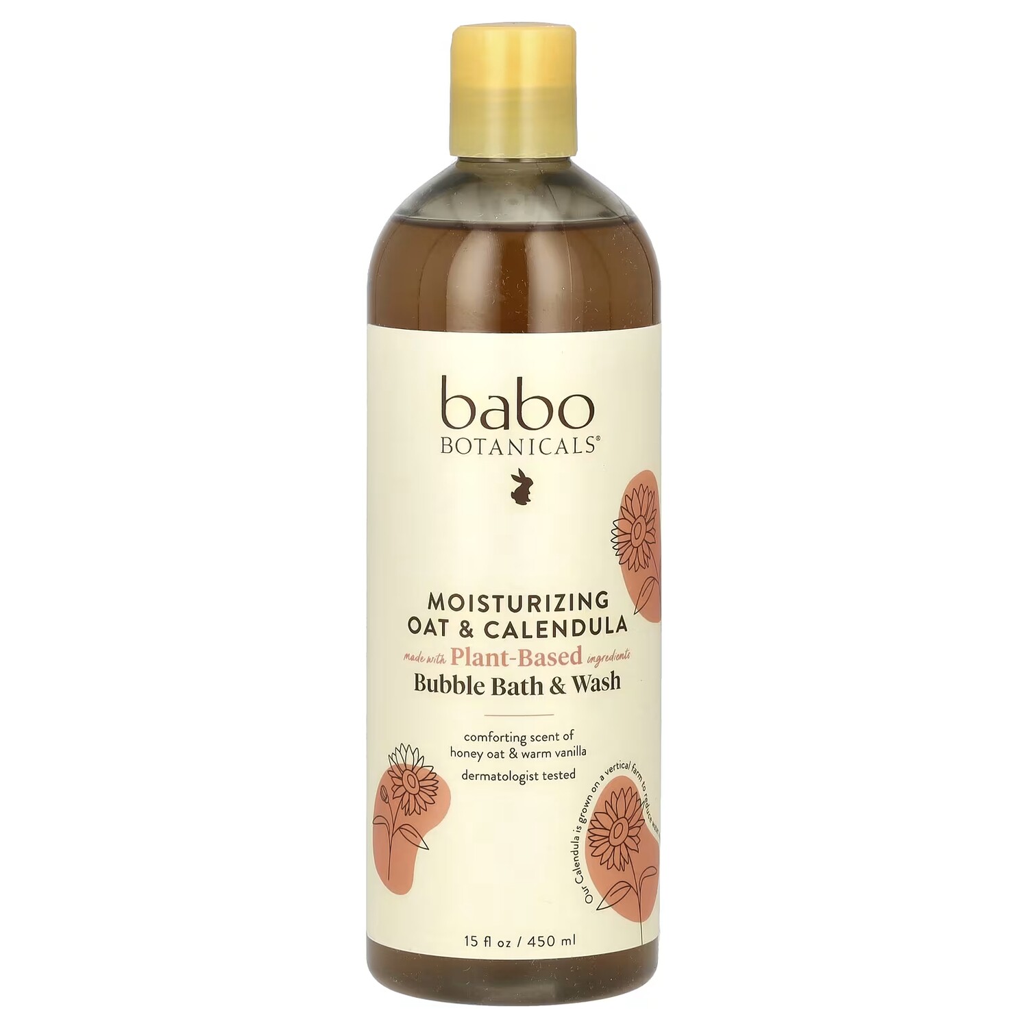 

Увлажняющая пена для ванны и умывания,Babo Botanicals, с овсом и календулой, 450 мл