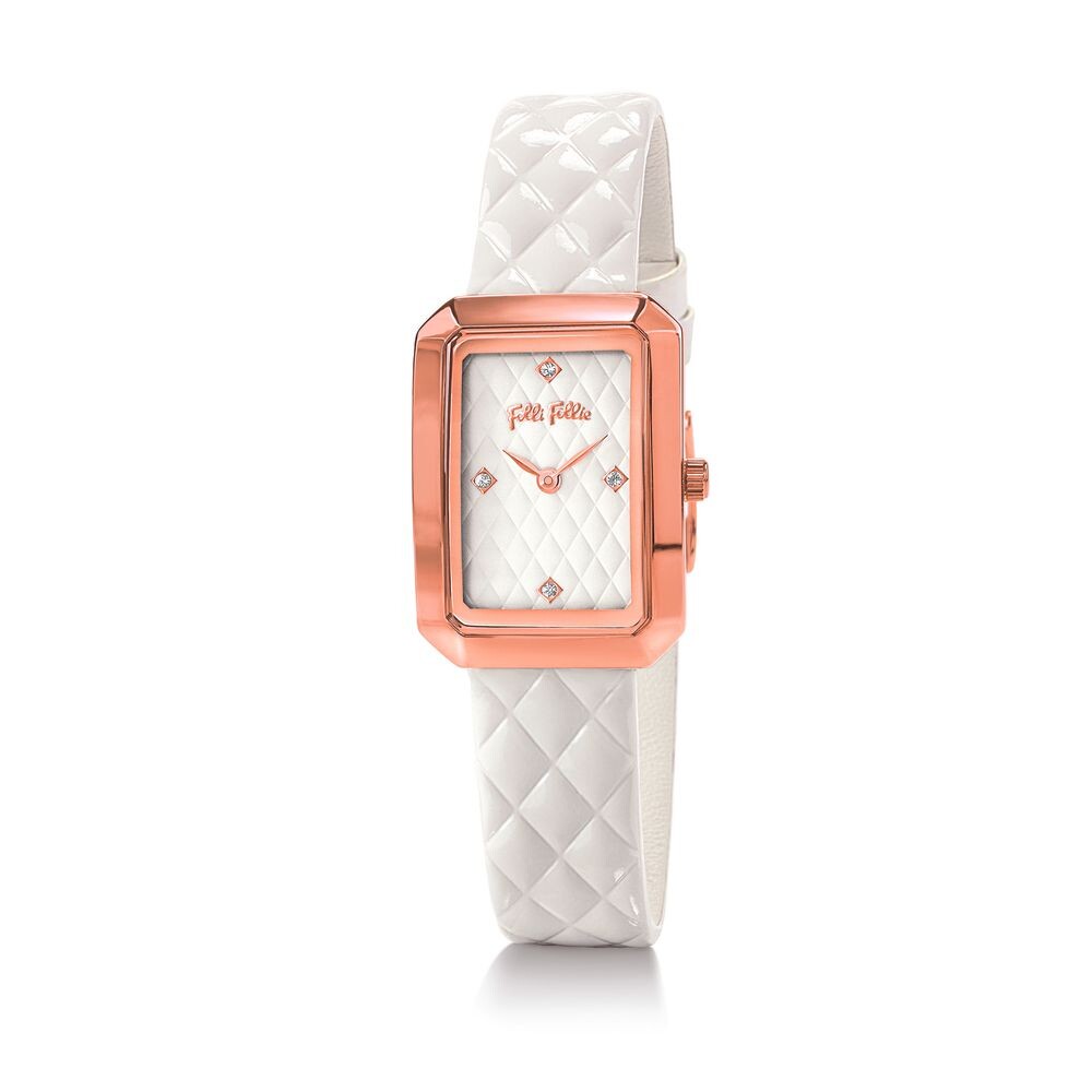 

Белые кожаные часы Dolci Follie