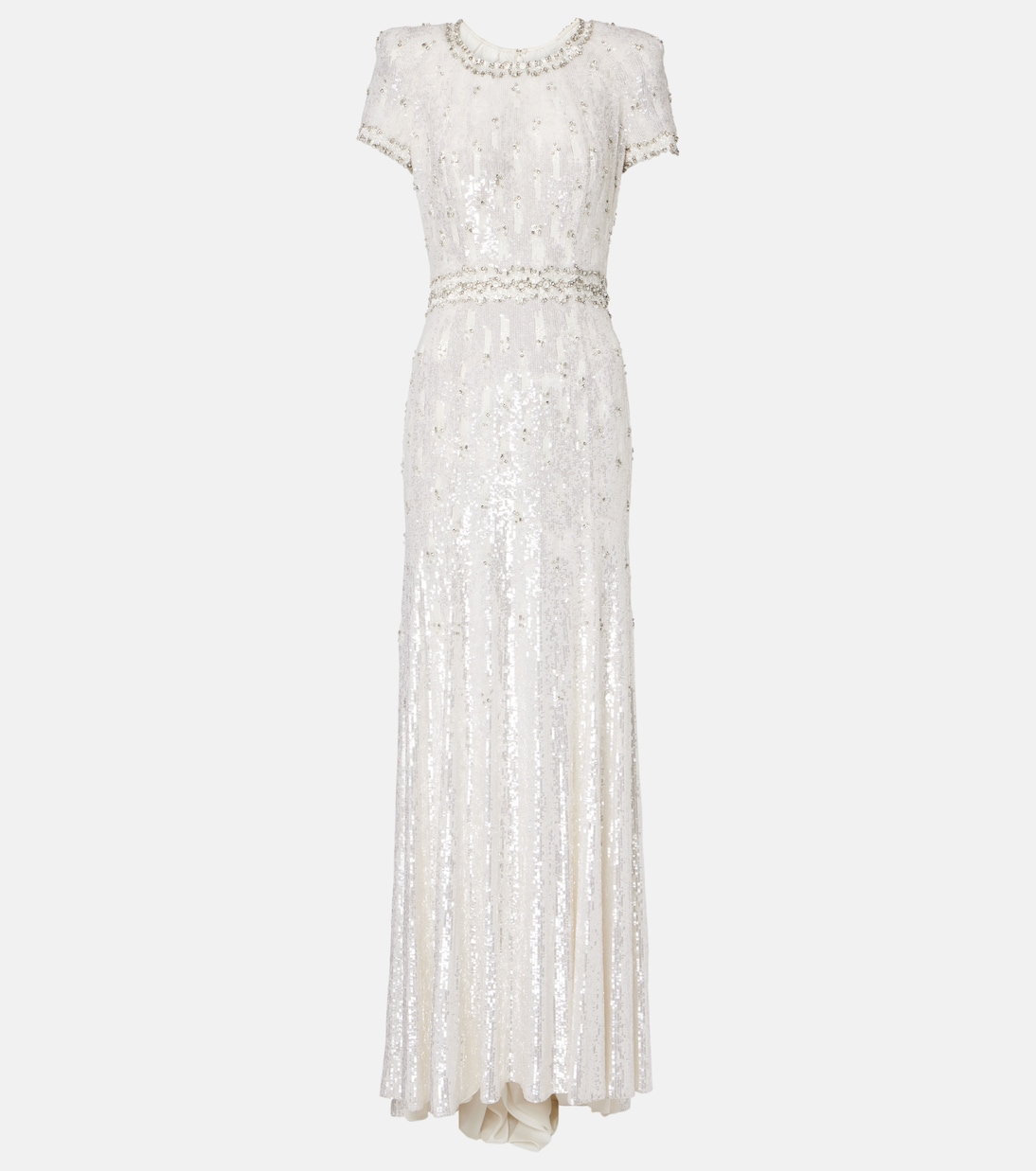 

Свадебное платье Кира с украшениями Jenny Packham, слоновая кость