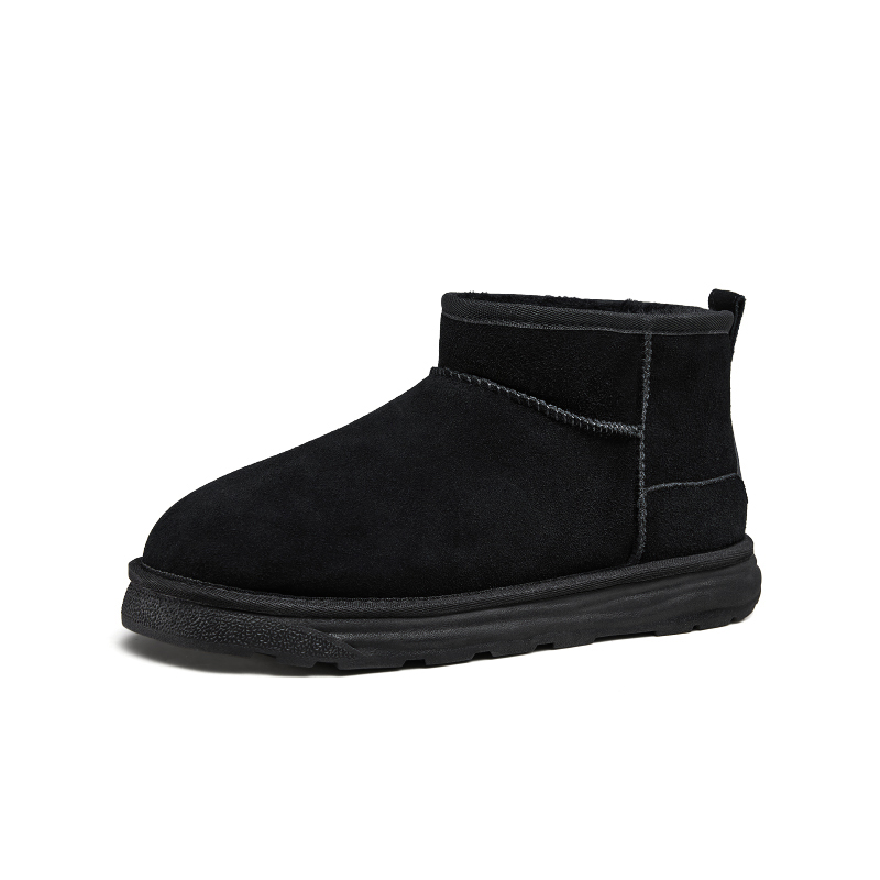 

Теплые противоскользящие зимние ботинки до щиколотки для мужчин CAMEL, черный