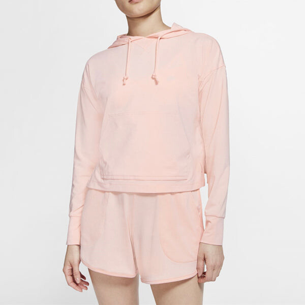 Толстовка yoga jersey crop 'pink' Nike, розовый — фото 3