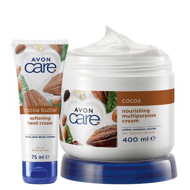 

Avon Care Cocoa Butter Cocoa Set [универсальный крем + крем для рук]