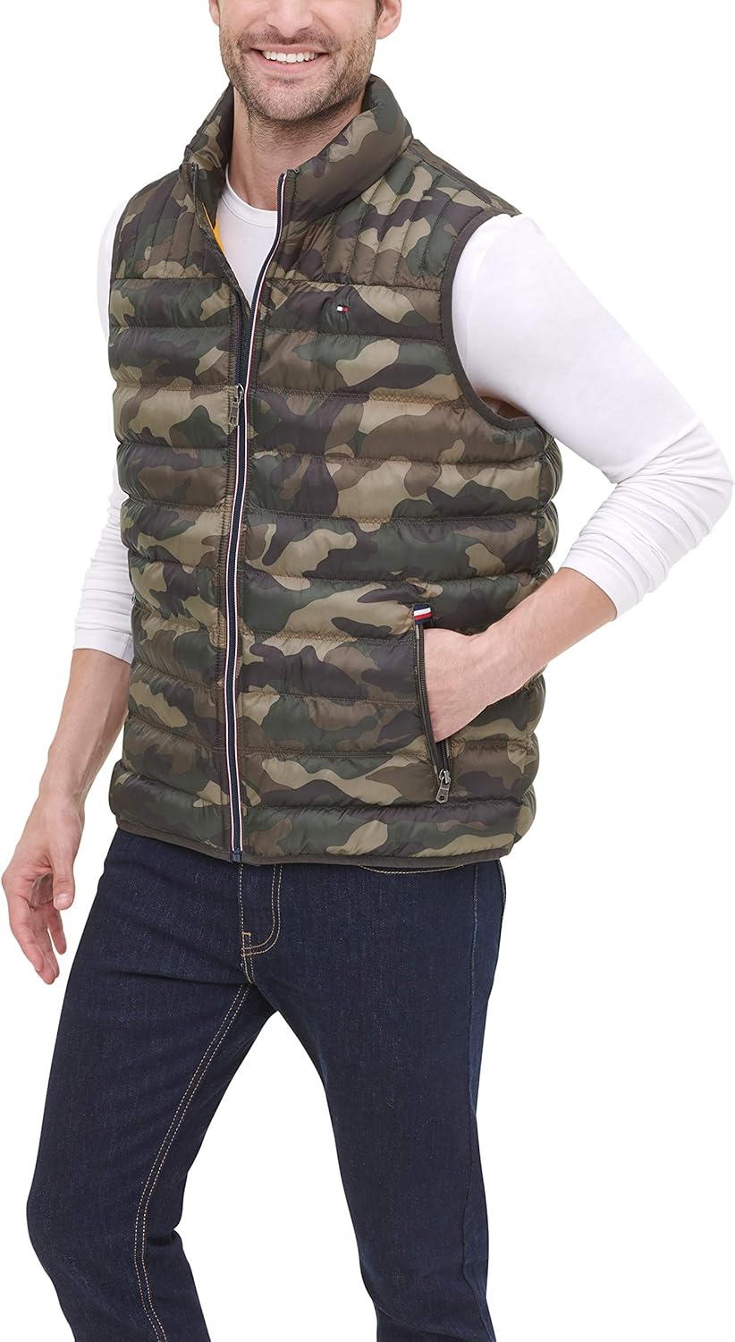 

Легкая мужская куртка-пуховик Tommy Hilfiger (стандартная, большая и высокая), Camouflage