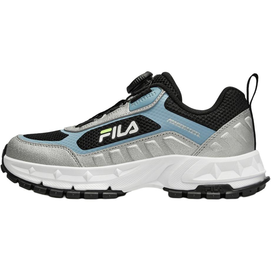 

FILA KIDS Легкие амортизационные Performance FPH кроссовки Low top для детей на открытом воздухе Black/Space Silver