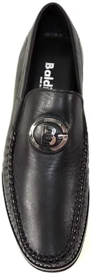 Лоферы кожаные Baldinini Black — фото 3