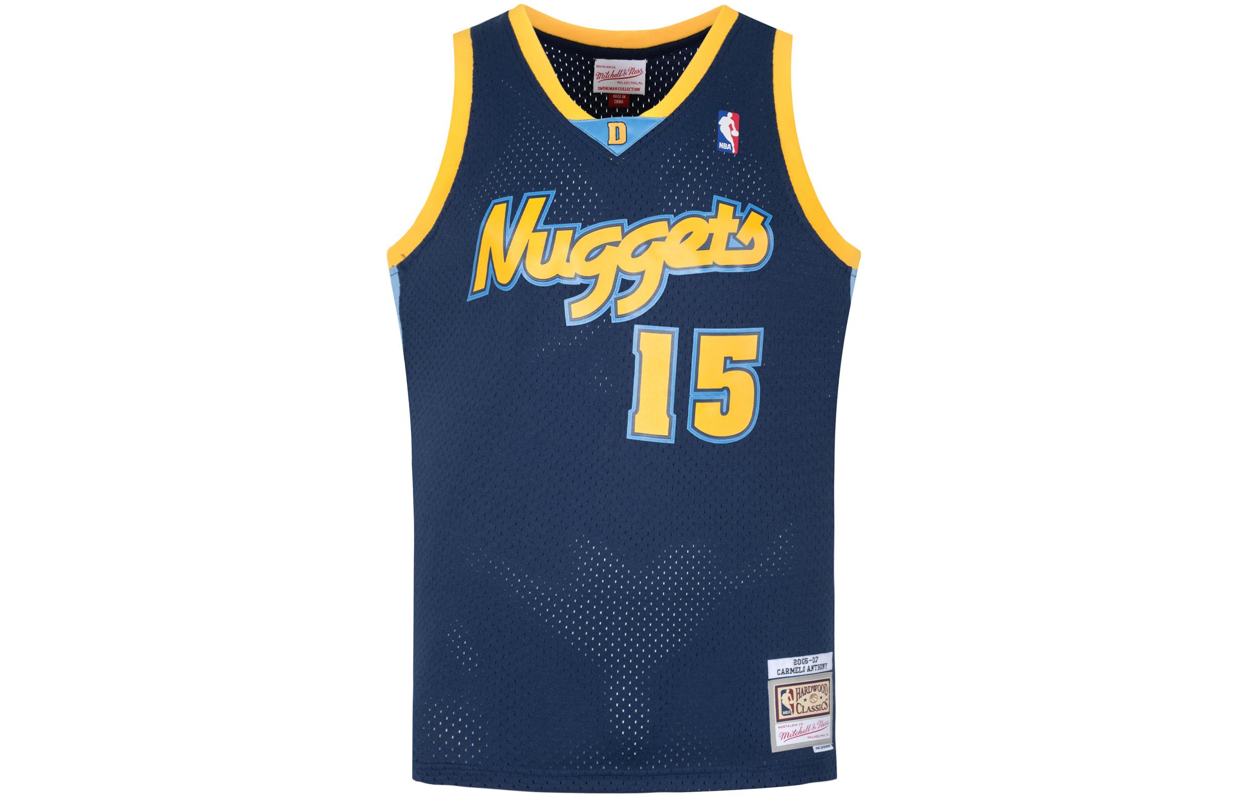 

Майка баскетбольная Mitchell & Ness Кармело Энтони Денвер Наггетс альтернативная 2006-07 свингмен НБА Mitchell Ness синяя
