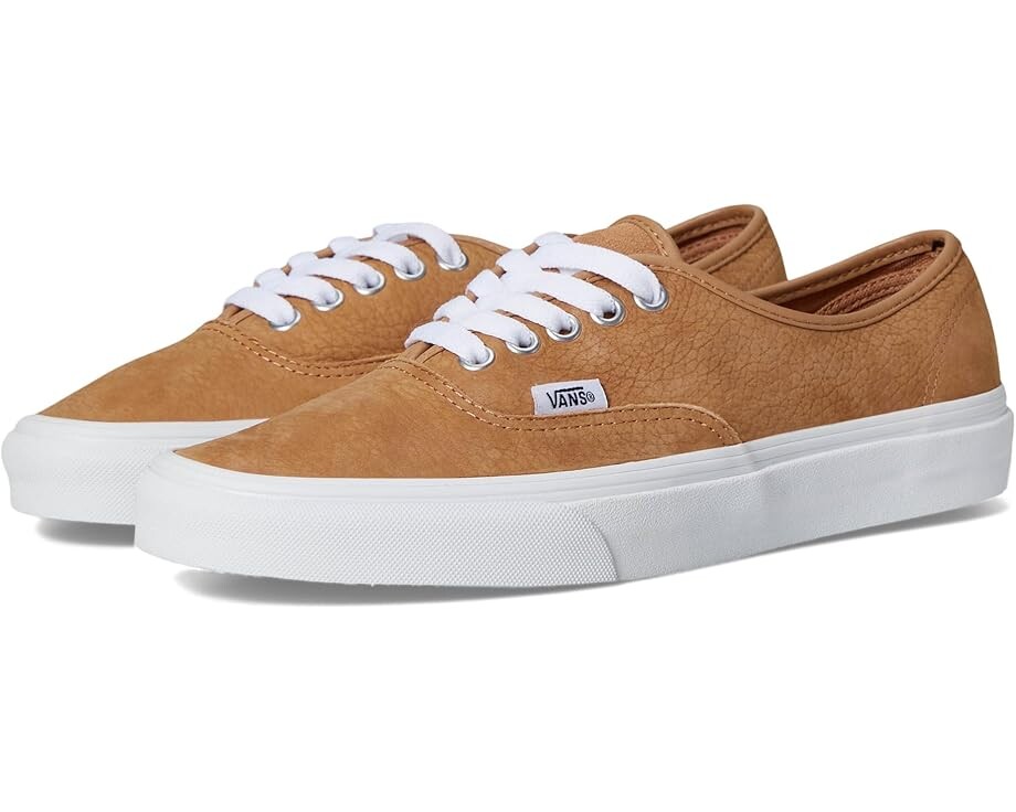 

Кроссовки Unisex Vans Authentic Grain Leather, кэмел