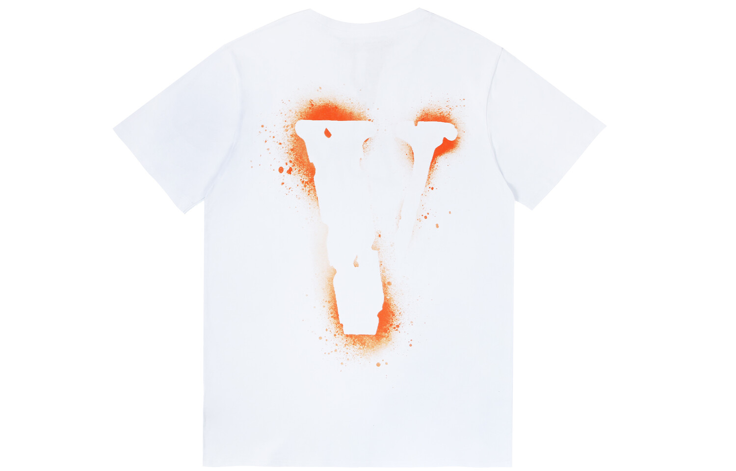 

VLONE футболка унисекс, Белый/Оранжевый