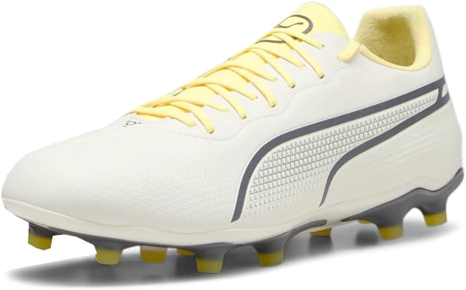 Мужские футбольные бутсы Puma King Pro для твердого и искусственного покрытия, желтый — фото 2
