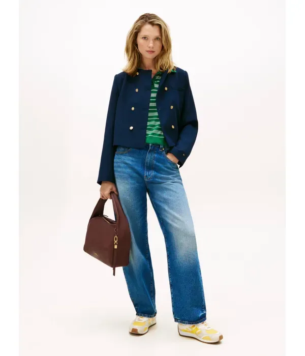 Элегантный жакет regular fit Tommy Hilfiger, темно-синий — фото 2