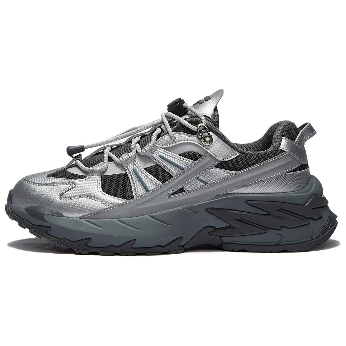 

Низкие повседневные кроссовки мужские серые FILA FUSION, Castle Gray/Silverware Gray