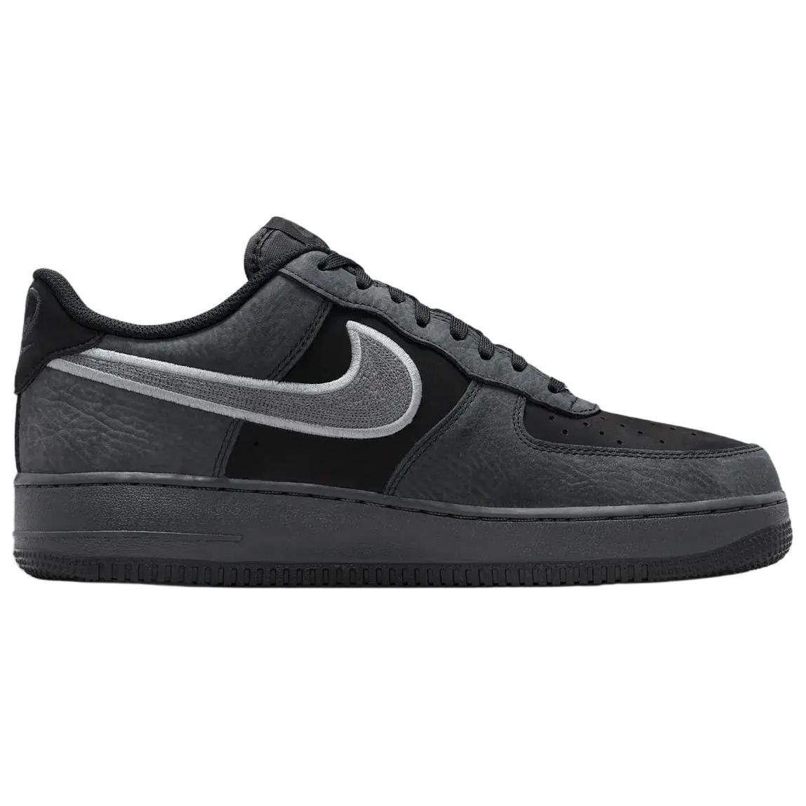 Nike Кроссовки для скейтбординга Air Force 1, унисекс, серый с черным — фото 3