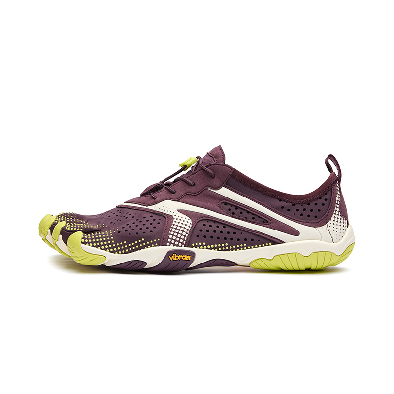 

Vibram Кроссовки V RUN износостойкие, дышащие, легкие, низкие, мужские, темно-фиолетовые, слоновая кость, белые