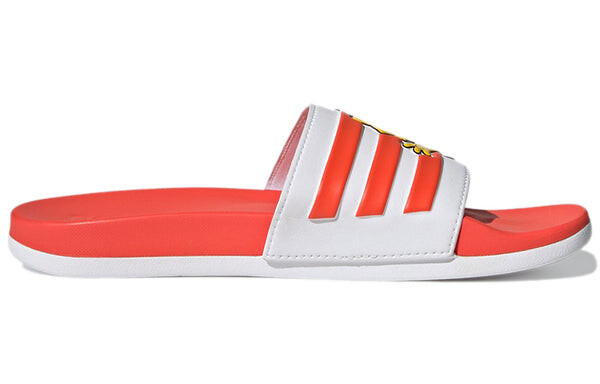Тапочки the simpsons x adilette comfort slides 'lisa' Adidas, оранжевый — фото 2