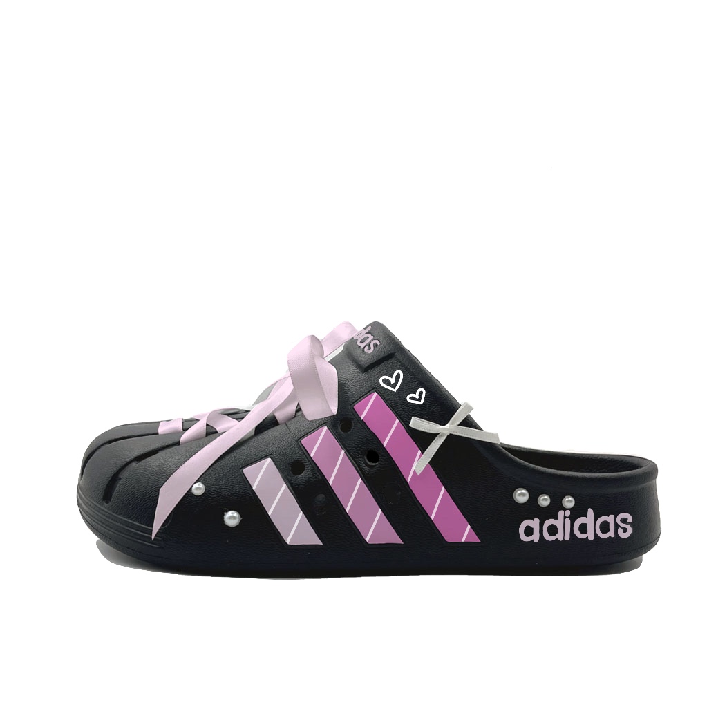 Adidas Тапочки-сабо ADILETTE без специальной функции, закрытые, унисекс, черные