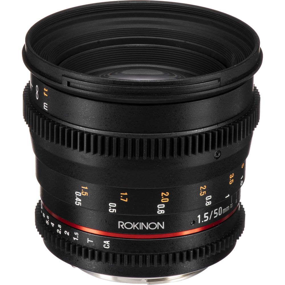 

Объектив Rokinon 50mm T1.5 AS UMC Cine DS для крепления Canon EF