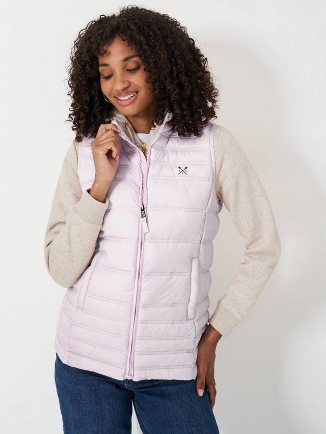 

Легкий жилет с капюшоном Crew Clothing, светло-розовый