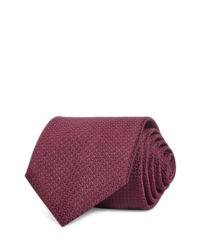 

Шелковый классический галстук Neat Tie Canali, красный