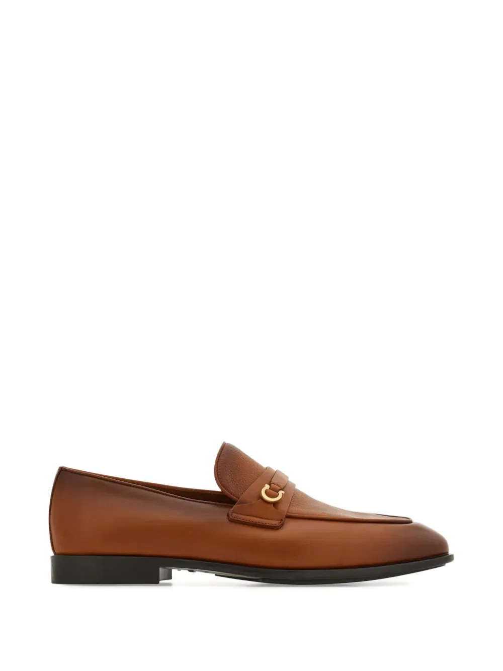 Лоферы с миндалевидным носком Ferragamo, коричневый