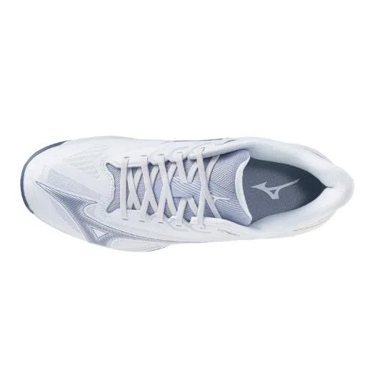 Теннисные кроссовки «Wave Exceed Court Wide OC» от Mizuno, Ice Gray X Blue — фото 4