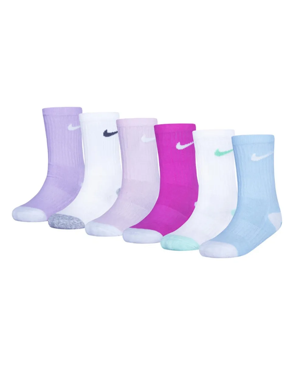 

Высокие носки набор из 6 пар для девочки Nike, розовый